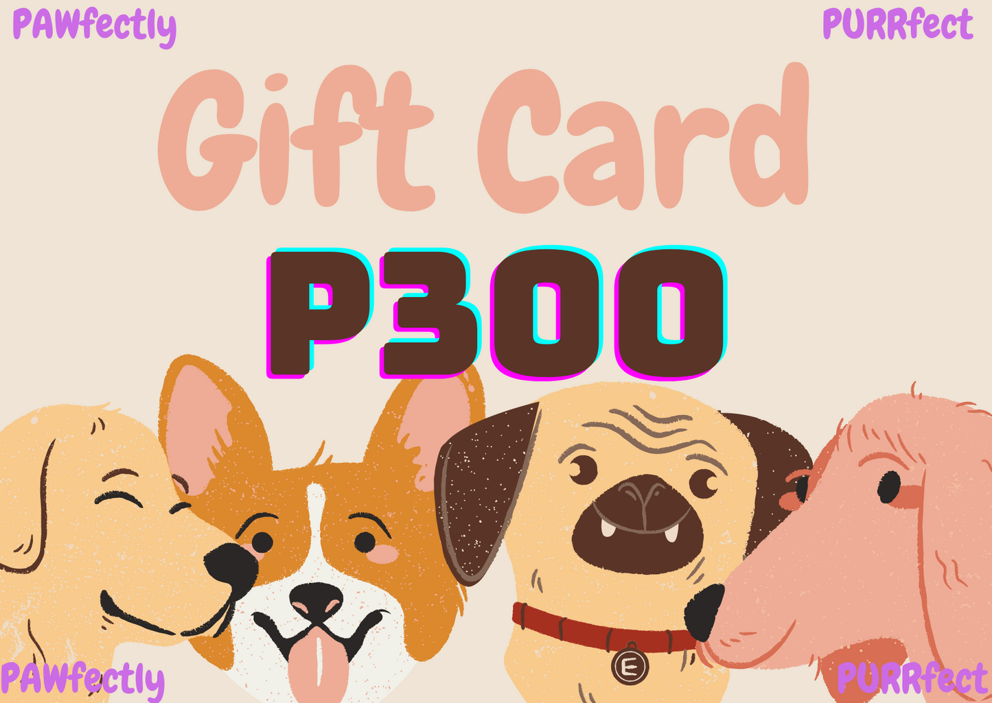 PAWfectly PURRfect-Geschenkkarte