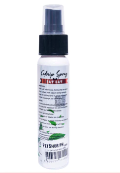 Le spray à l'herbe à chat Fat Cat 60 ml stimule le comportement ludique et provoque l'exaltation des chats